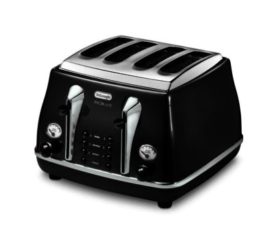 DELONGHI  Micalite CTOM4003 4-Slice Toaster - Black